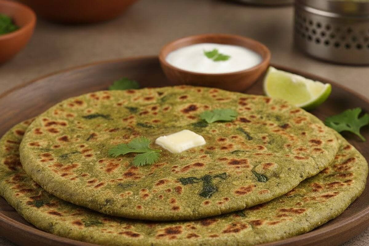 palak paneer paratha