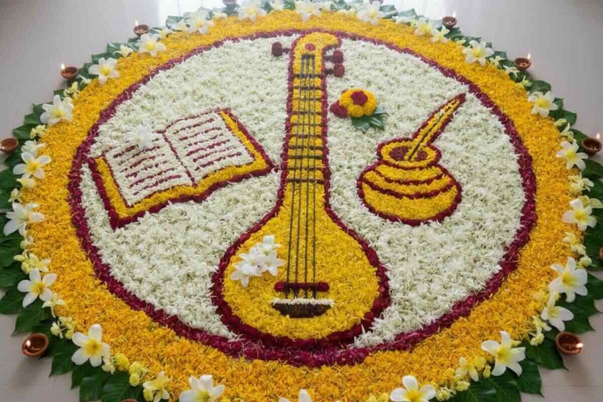 special flower rangoli