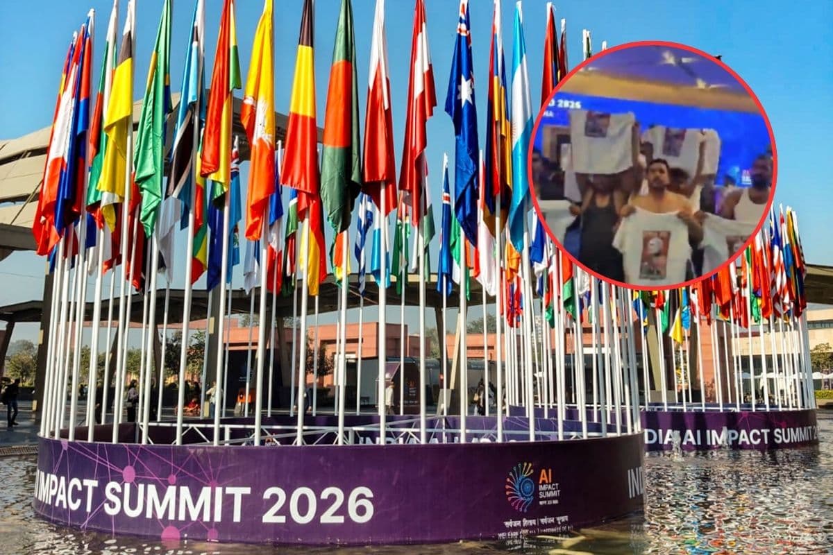 AI इंपैक्ट समिट में यूथ कांग्रेस का हंगामा, टी-शर्ट खोलकर नारेबाजी, सामने आया वीडियो