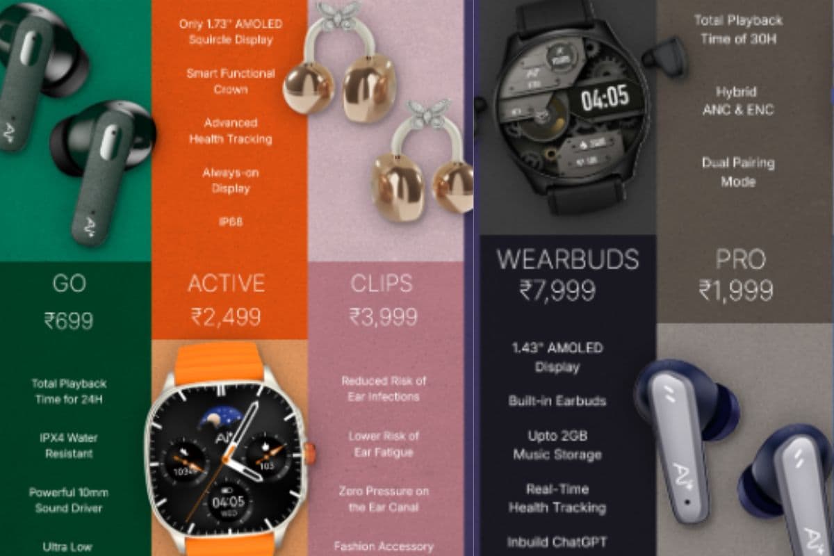 Ai+ ने उतारे ईयरबड्स और स्मार्टवॉच, बजट रेंज में मिलेगा प्रीमियम एक्सपीरियंस