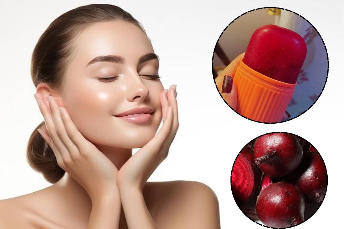 चेहरे पर चाहिए नेचुरल पिंक ग्लो – स्किनकेयर रूटीन में शामिल करें बीटरूट आइस रोलर मसाज