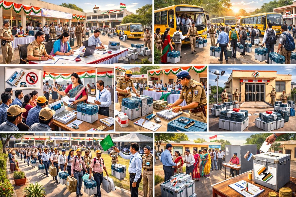 बोकारो निकाय चुनाव 2026: चास और फुसरो में वोटिंग कल, 201 बूथों पर होगी कड़ी सुरक्षा व्यवस्था