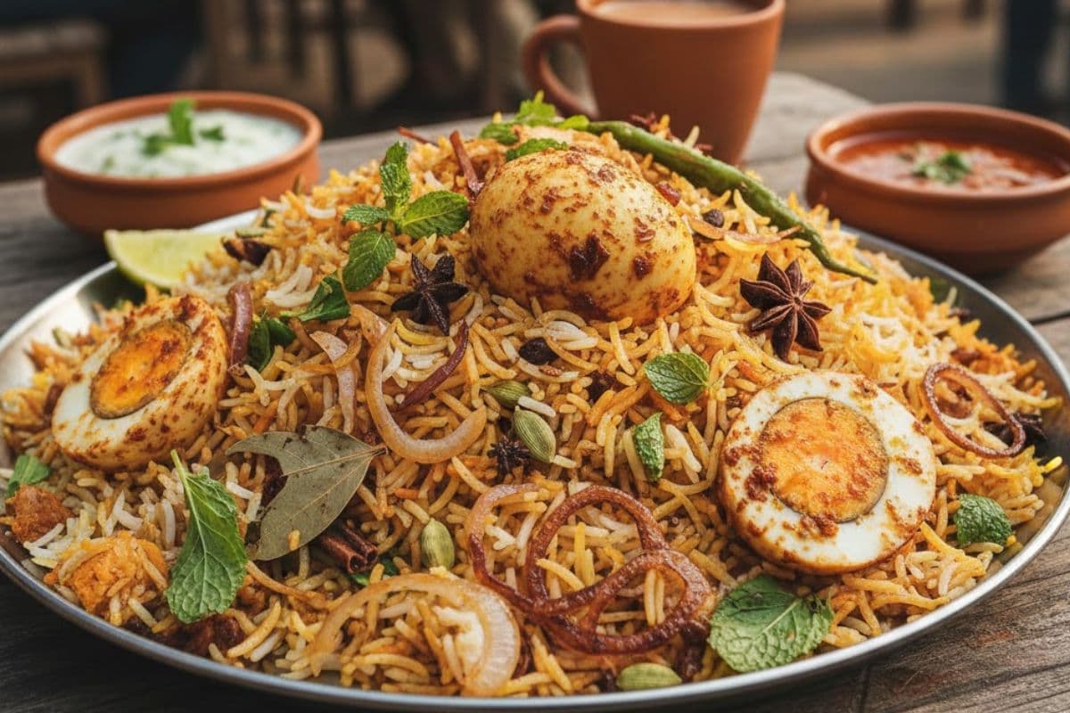 घर पर बनाएं खुशबू और स्वाद से भरपूर ढाबा स्टाइल एग बिरयानी