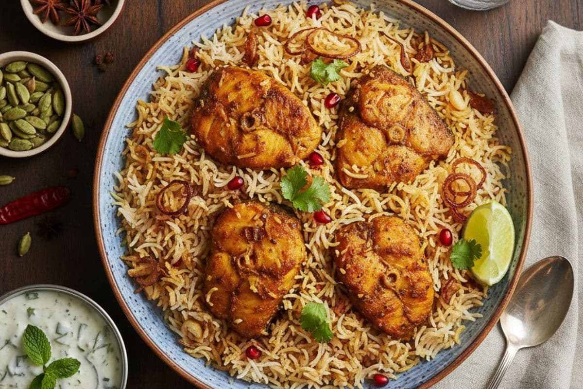 देखते ही मुंह में आ जाएगा पानी, जब ऐसे बनाएंगे फिश बिरयानी