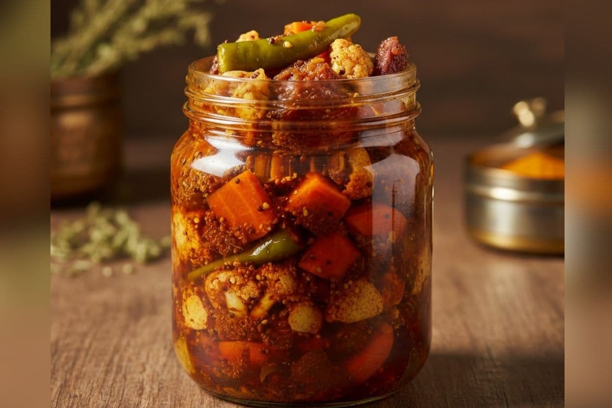 ठंड खत्म होने से पहले जरूर बनाएं गाजर गोभी शलगम का अचार