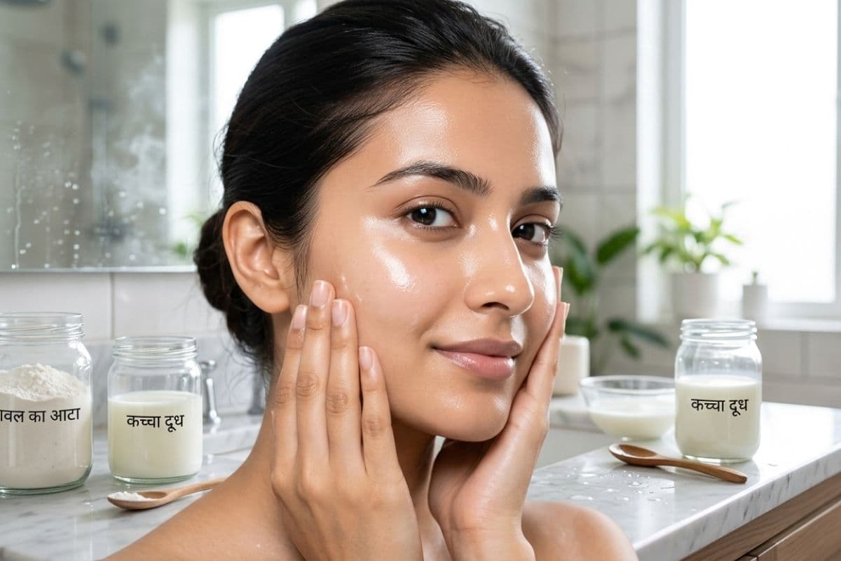 पार्लर का फेशियल फेल है! घर पर मौजूद इन 2 चीजों से 10 मिनट में पाएं ग्लास स्किन ग्लो
