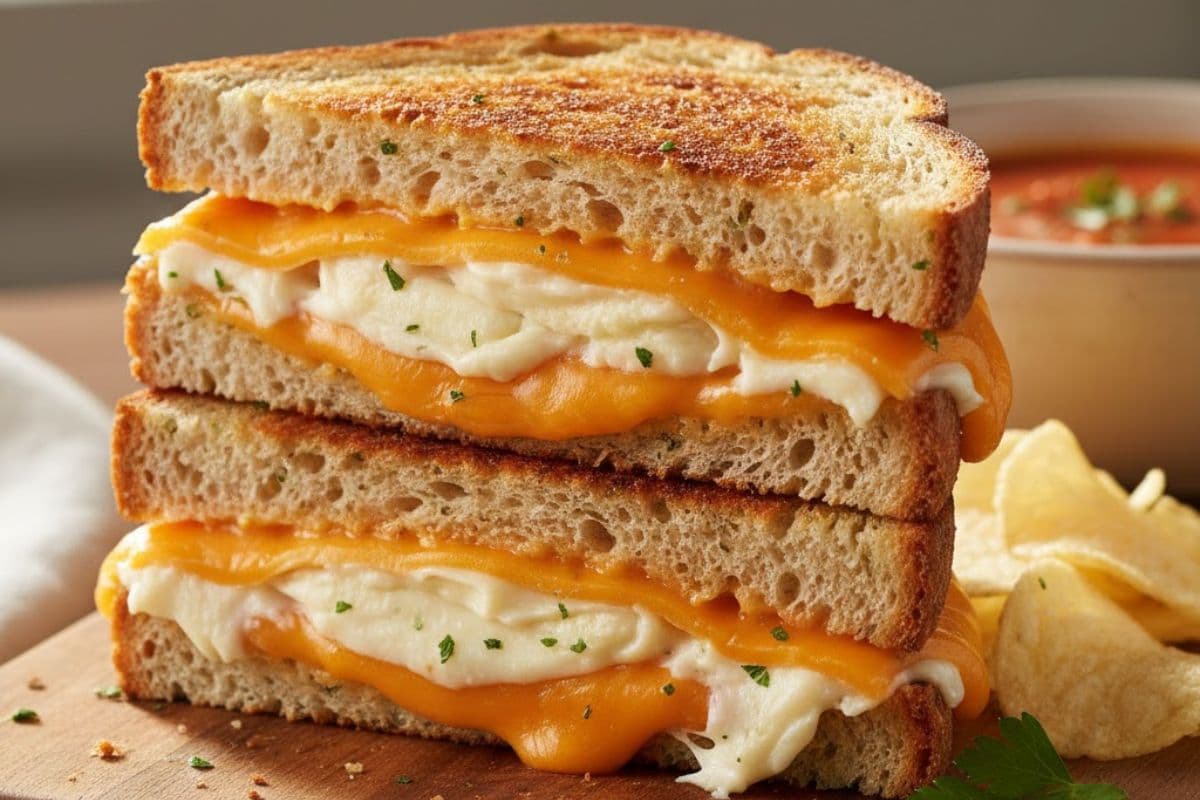 घर पर ऐसे बनाएं गुजराती स्टाइल टेस्टी डबल चीज सैंडविच