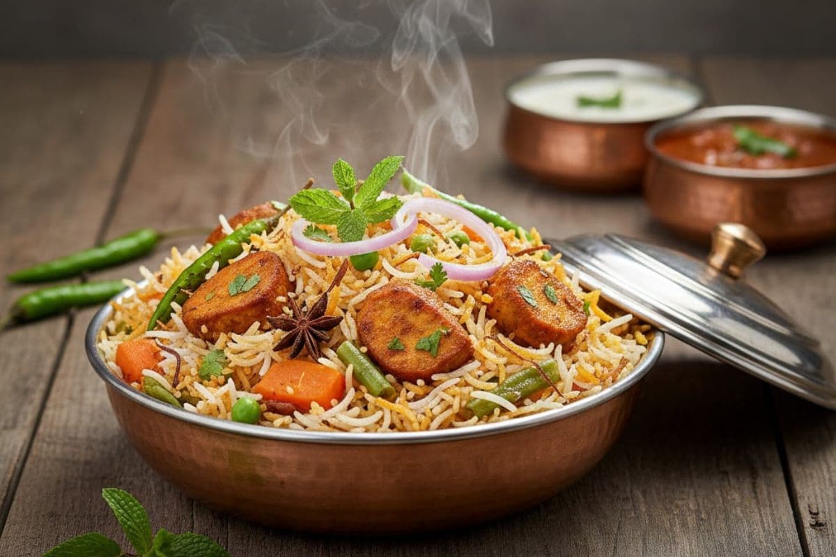 Hyderabadi Soya Veg Biryani: घर पर इस रेसिपी से बनाएं टेस्टी हैदराबादी सोया वेज बिरयानी