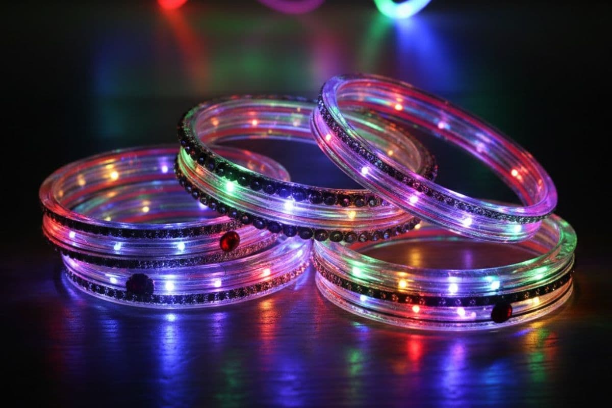Light Glass Bangles