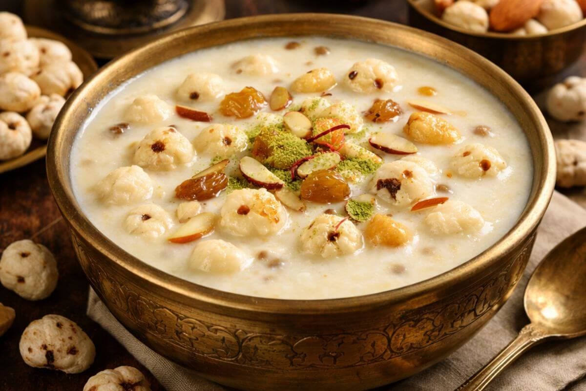 महाशिवरात्रि व्रत में बनाएं मखाना खीर, शरीर को रखें एनर्जी से भरपूर