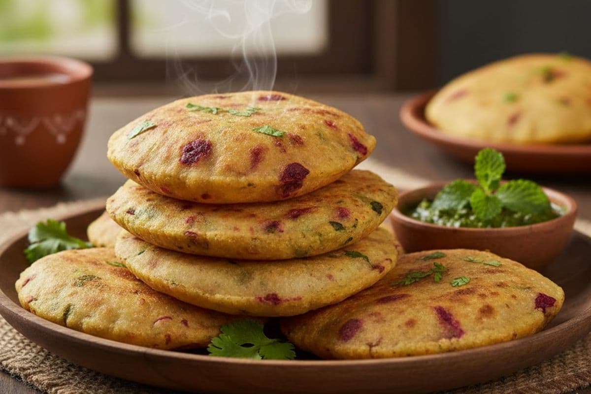 Palak Beetroot Puri: सुबह की भागदौड़ में नाश्ते में तैयार करें टेस्टी पालक बीटरूट पूरी