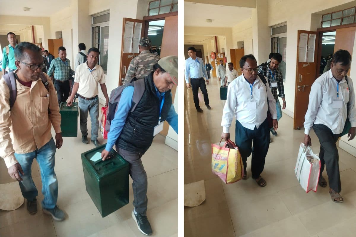 Saraikela: डिस्पैच सेंटर से पोलिंग पार्टी रवाना, डीसी ने की शांतिपूर्ण मतदान की अपील