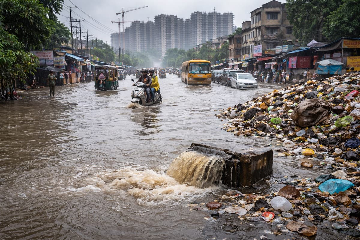 रांची नगर निगम का हर साल बढ़ता गया बजट, योजनाएं कागजों पर और शहर पानी में