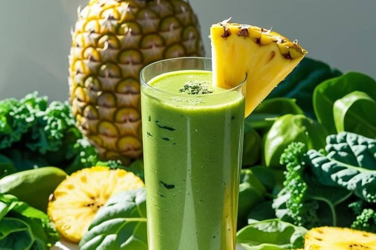 रिफ्रेशिंग पाइनएप्पल-केल स्मूदी: थकान मिटाए, इम्युनिटी बढ़ाए और दे इंस्टेंट ग्लो