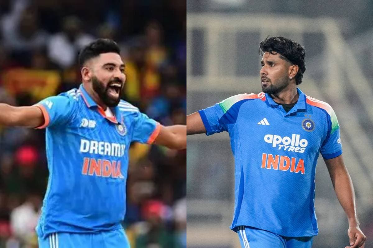 टीम इंडिया को लगा झटका, हर्षित राणा टी20 वर्ल्ड कप से बाहर, सिराज टीम में शामिल