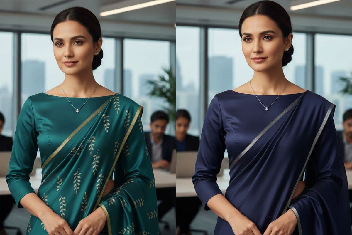 boat neck blouse design