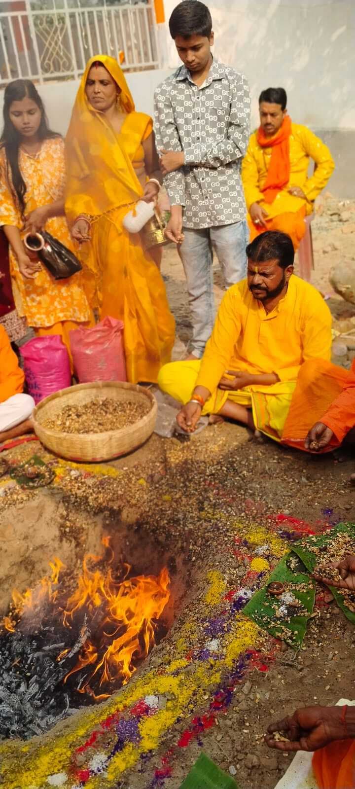 सदापुर शिव मंदिर में प्राण प्रतिष्ठा व हवन आयोजित