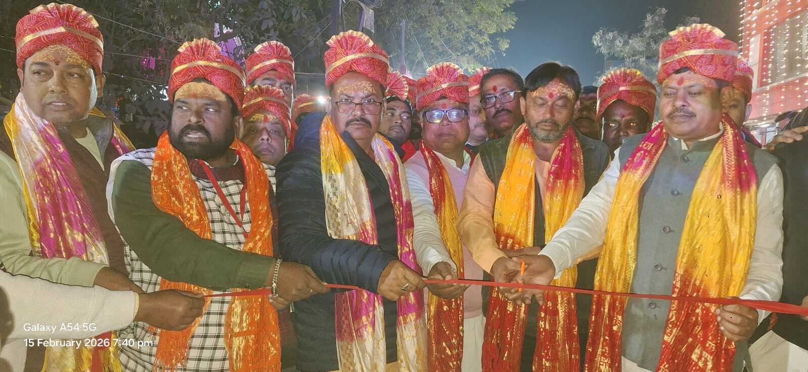 नप अध्यक्ष ने शिव झांकी का किया उद्घाटन