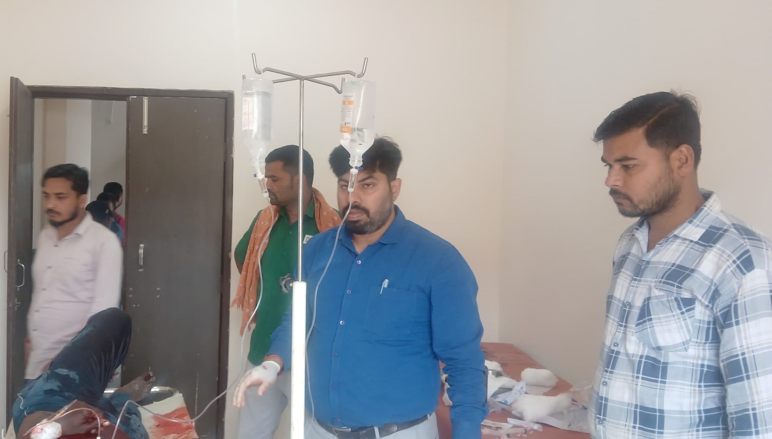 टीन के चदरा से गला कटने से मजदूर की मौत, मचा कोहराम