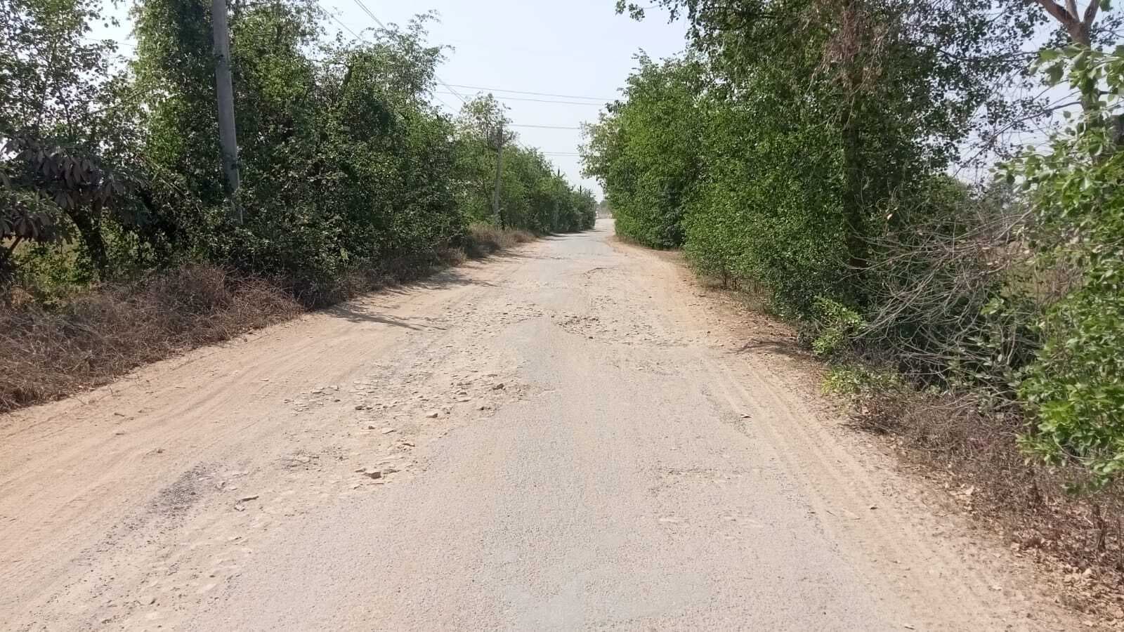 गड्ढों में तब्दील हुआ लालापुर-डीहरा मार्ग, राहगीर परेशान