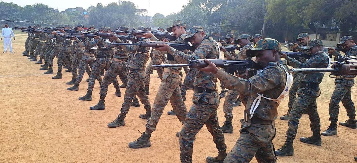 प्रशिक्षण में सिपाहियों के फिजिकल फिटनेस पर विशेष जोर