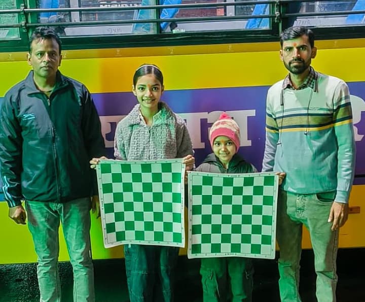 ऑल इंडिया रैपिड शतरंज प्रतियोगिता के लिये पूर्णिया से दो खिलाड़ी रवाना