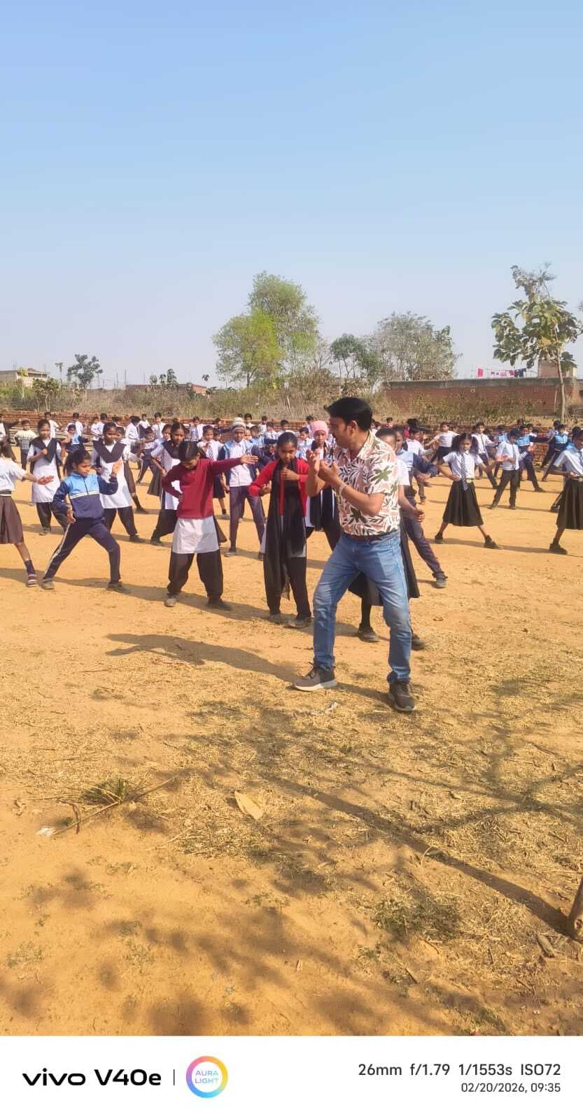 पटना से आये प्रशिक्षक के मार्गदर्शन में मिला ताइक्वांडो प्रशिक्षण