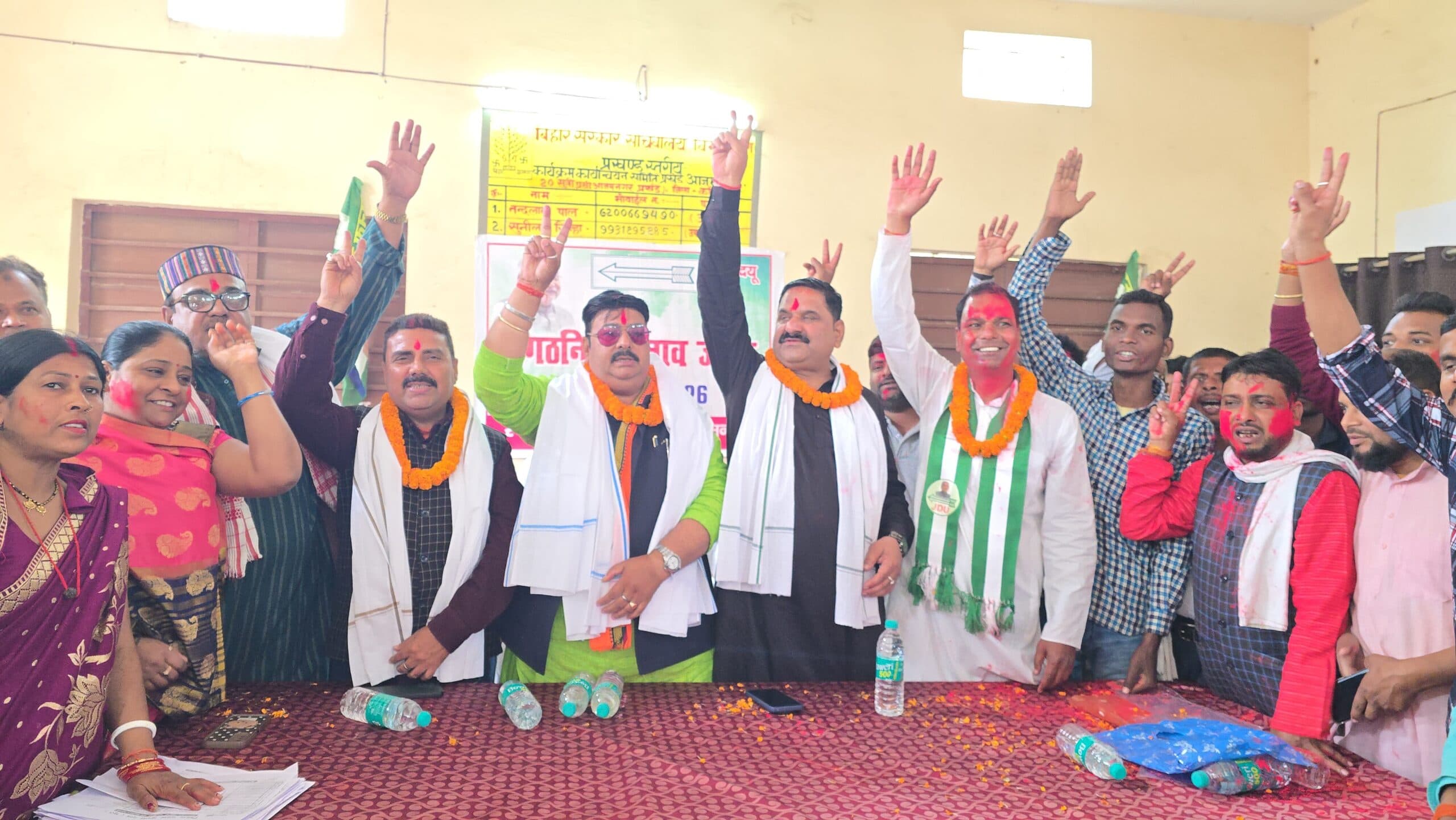 जदयू प्रखंडध्यक्ष चौथी बार निर्विरोध चुने गये सुनील सिन्हा