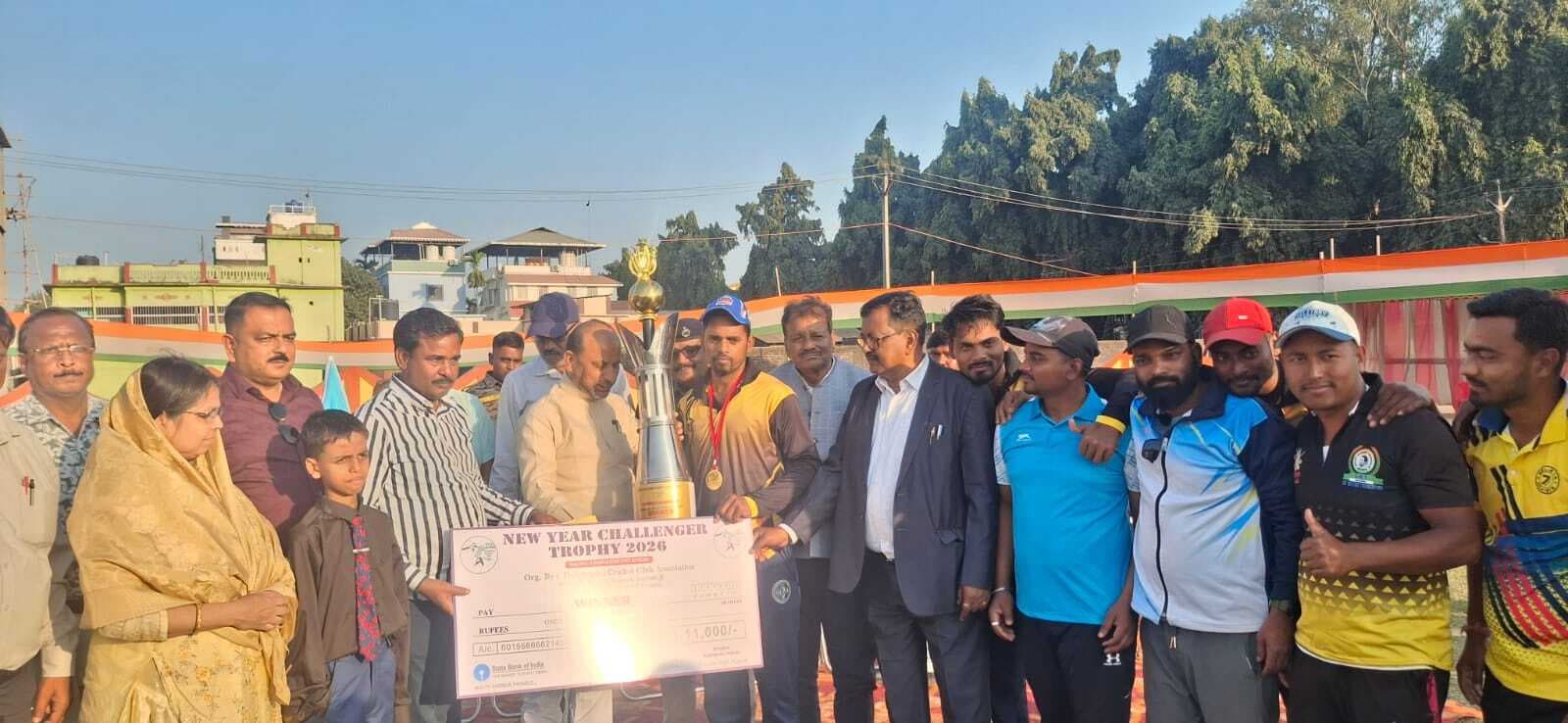 बुरागंज बंगाल बना न्यू ईयर चैलेंजर ट्रॉफी विजेता