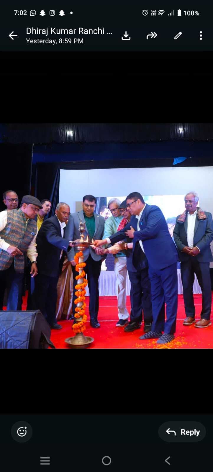 राष्ट्रीय संगोष्ठी में डॉ अरुण वर्मा ने बढ़ाया जामताड़ा का मान