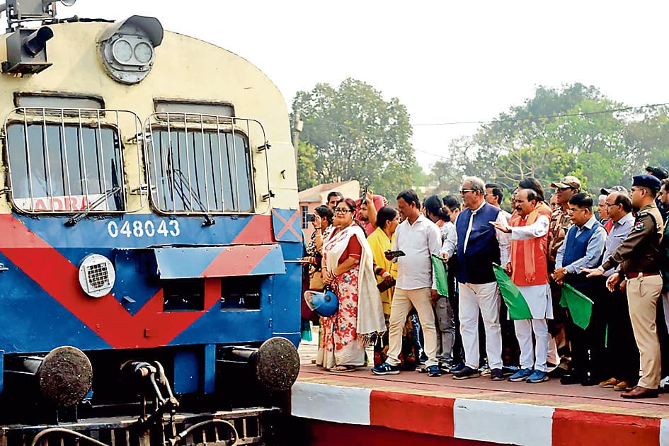 केशरा–काटजुड़ीडांगा पैसेंजर हॉल्ट का लोकार्पण
