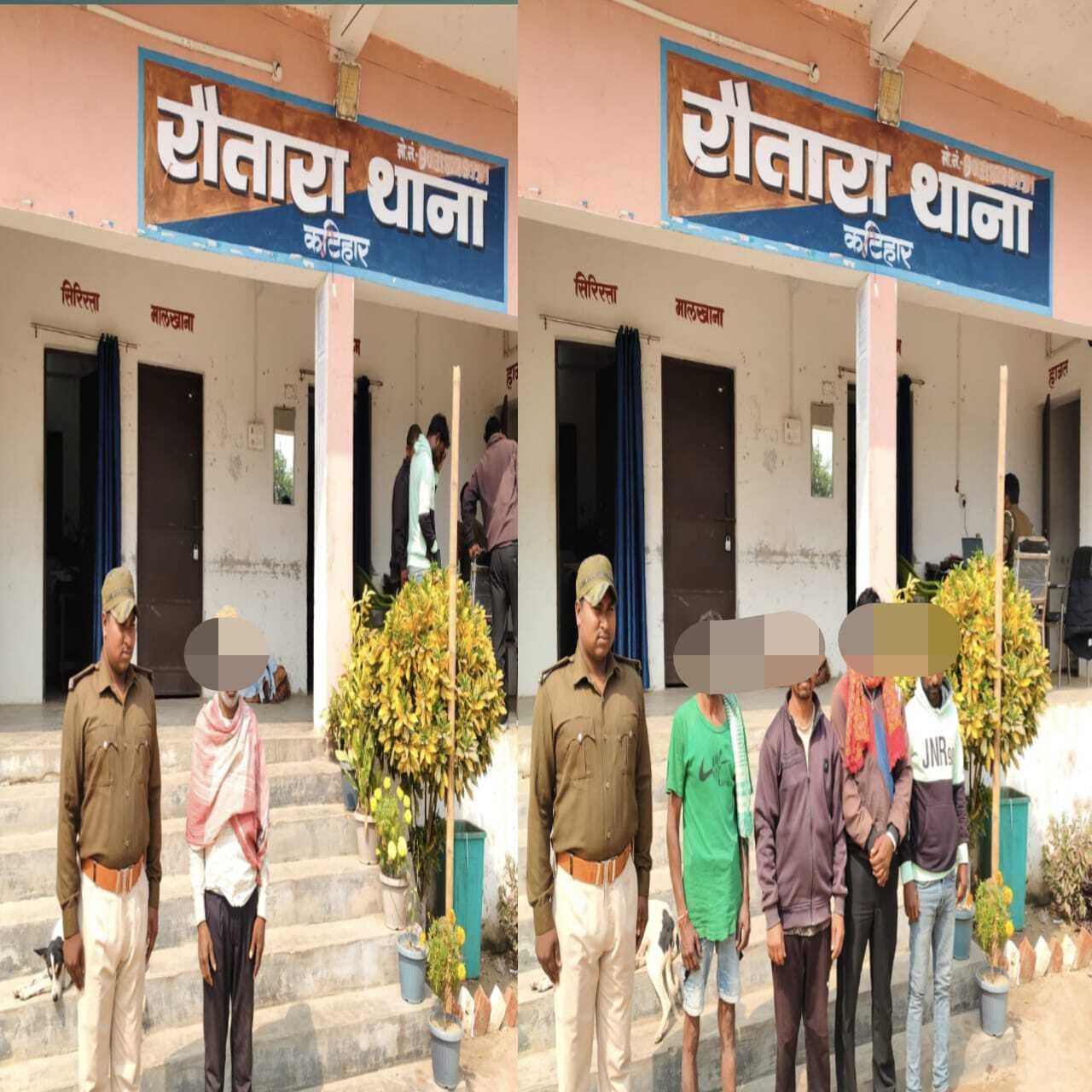 हत्या प्रयास के आरोपित समेत चार शराबी गिरफ्तार