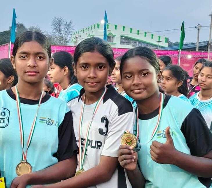 Tripti, babli and vashnavi at jharkhand volleyball team : तृप्ति, बबली व वैष्णवी गुप्ता झारखंड सब जूनियर वॉलीबॉल टीम में
