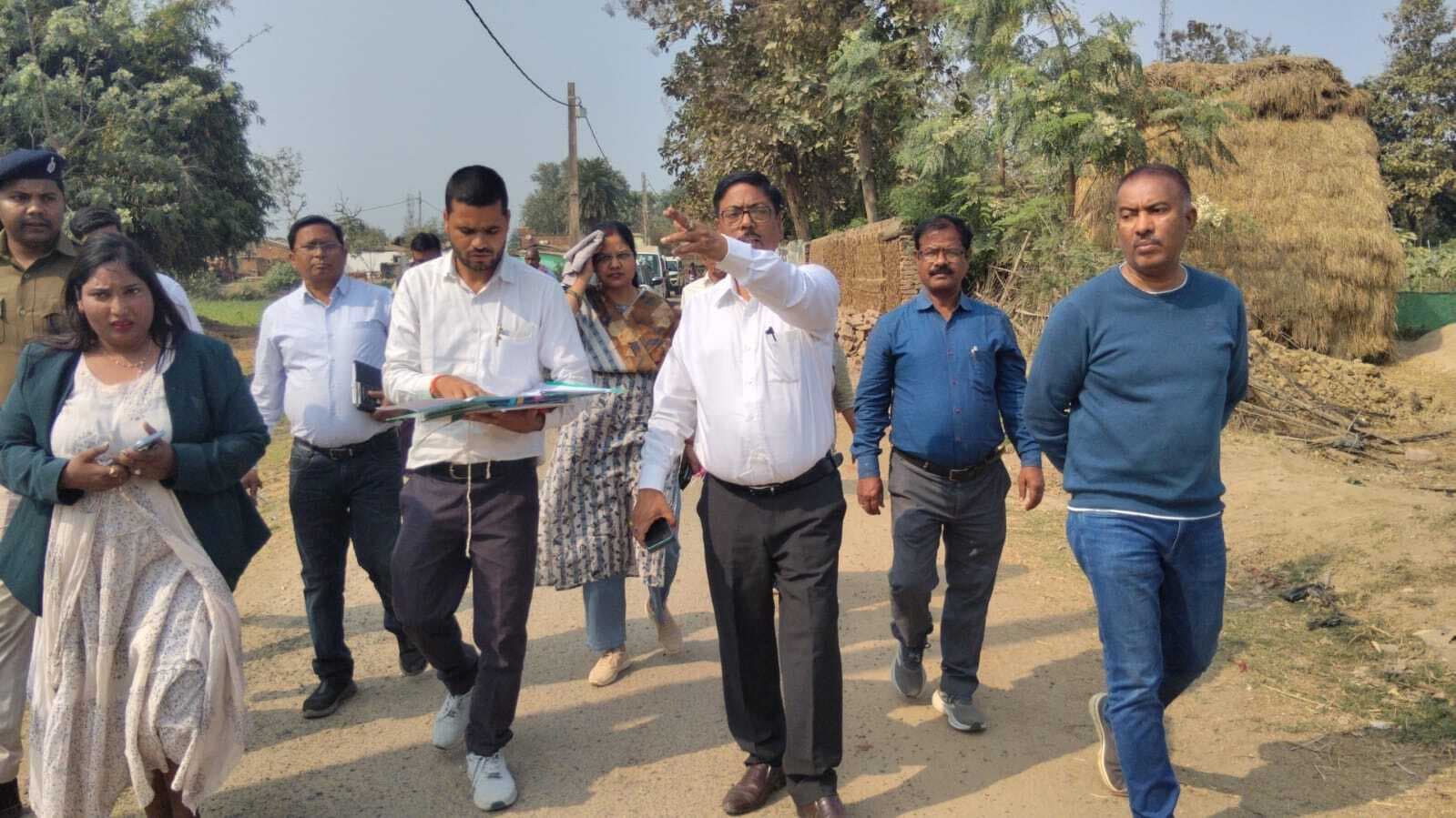 एडीएम ने बाइपास निर्माण स्थल का किया निरीक्षण, दिये निर्देश