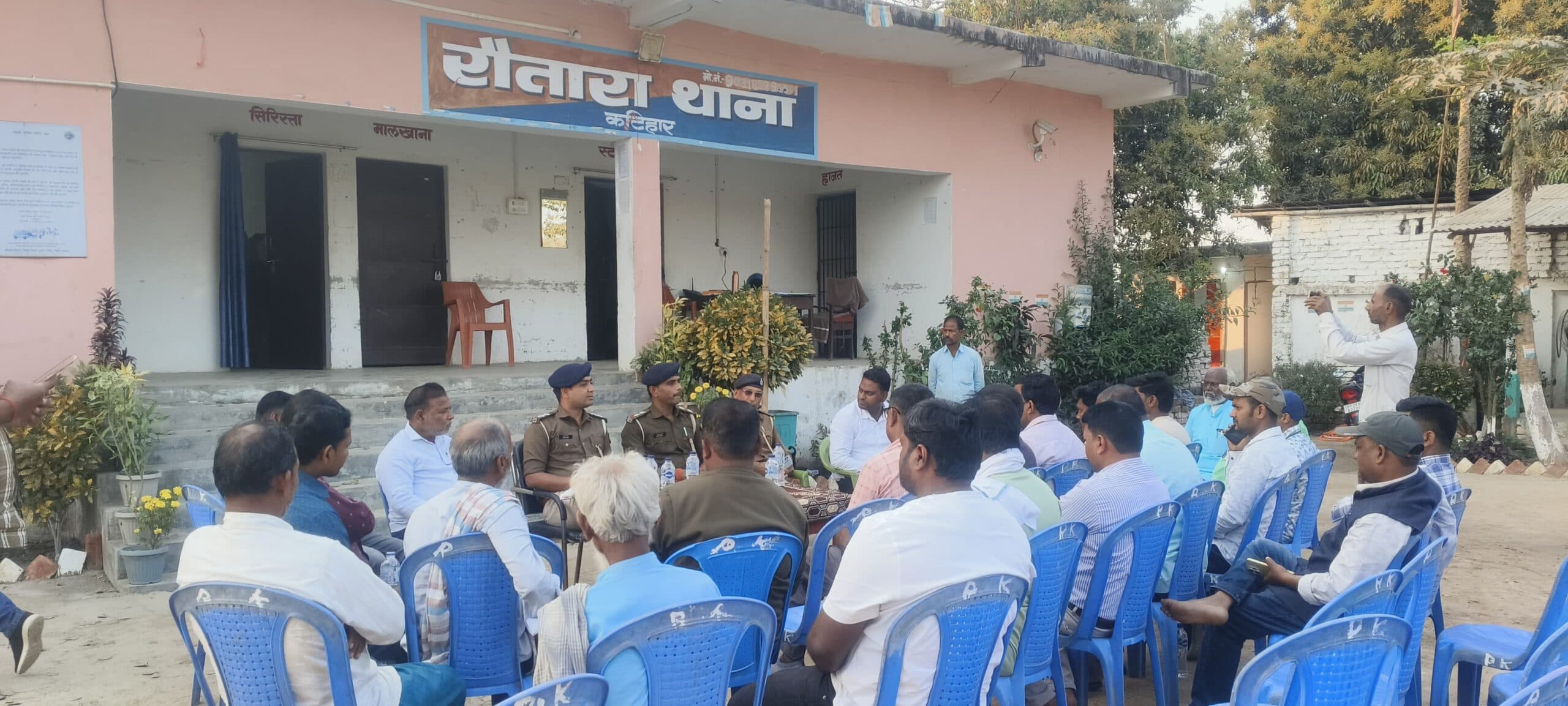 होली को लेकर रौतारा थाना में शांति समिति की बैठक, डीजे पर रहेगा पूर्ण प्रतिबंध