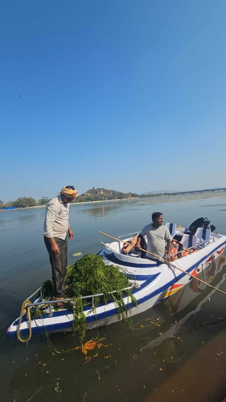 गया जी डैम की साफ-सफाई शुरू