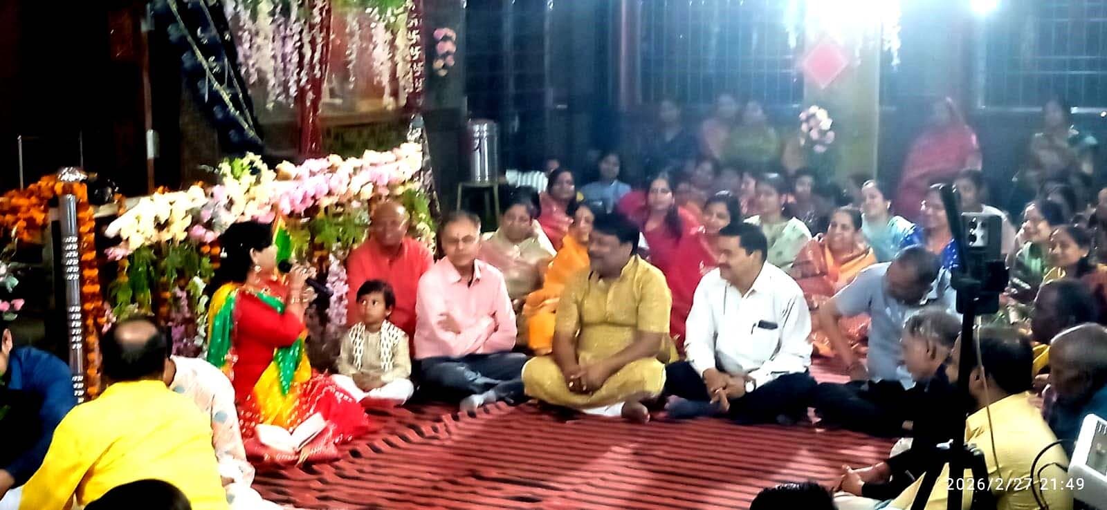 राधाकृष्ण मंदिर में धूमधाम से मना प्रभु खाटू वाले श्याम का फागुनी एकादशी महोत्सव