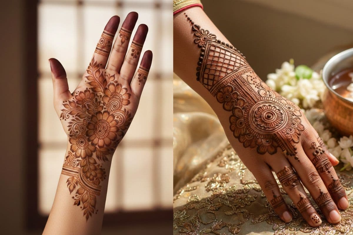 half hand mehndi design (1)