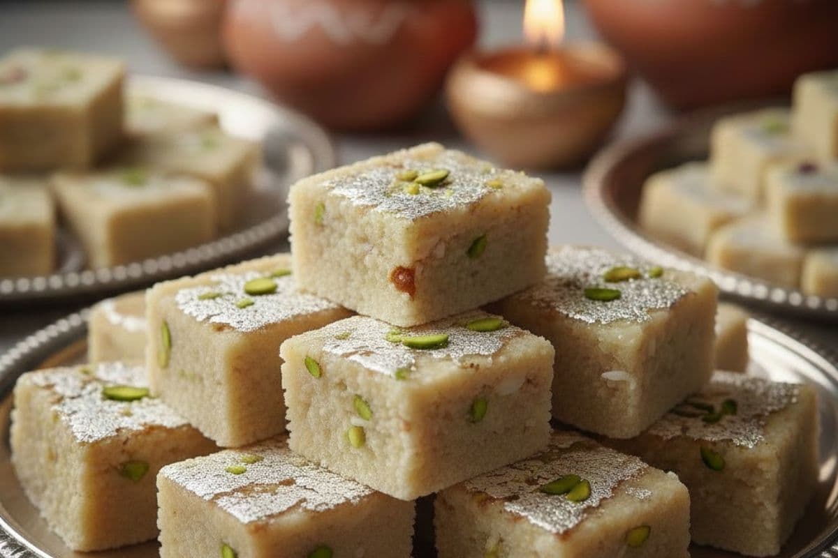 होली में घर पर बनाएं नारियल मावा बर्फी, मेहमानों को करें सर्व