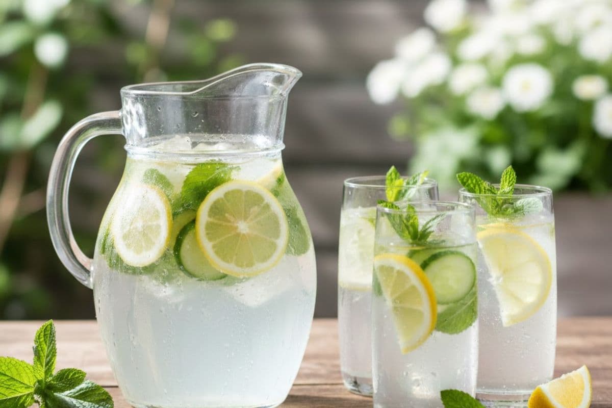 nimbu pudina detox water