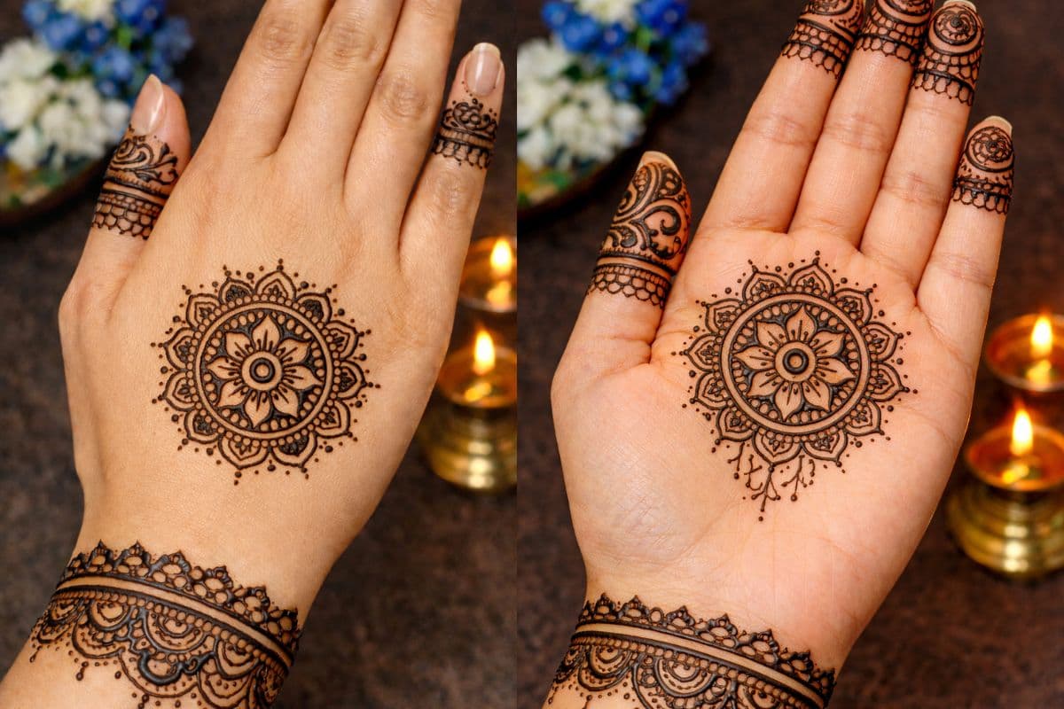 simple mandlaa mehndi design (1)