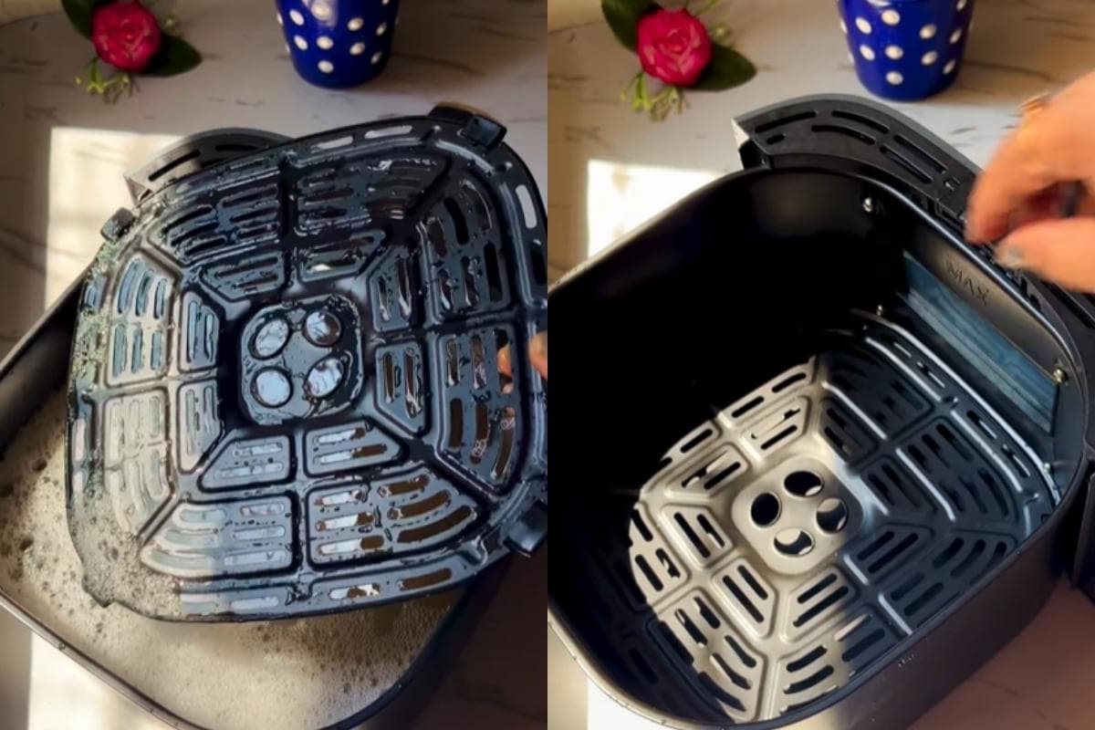 क्रिएटर रेणुका सालुंके ने बताया एयर फ्रायर साफ करने का आसान तरीका