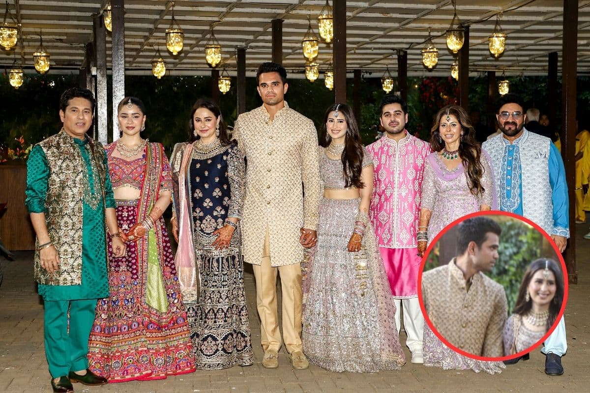 क्रिकेटर अर्जुन तेंदुलकर और सानिया चंडोक की शादी में कौन-कौन पहुंचे? देखें वीडियो