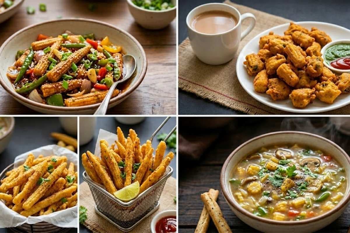 घर पर तैयार करें बेबी कॉर्न से मजेदार डिश, ट्राई करें ये आइडियाज