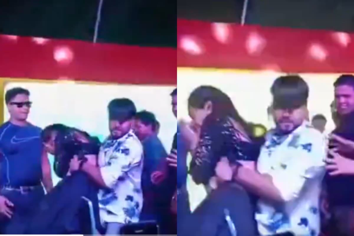 Video: भोजपुरी सिंगर ने महिला डांसर को मंच से उठाकर फेंका, देखते रह गए लोग