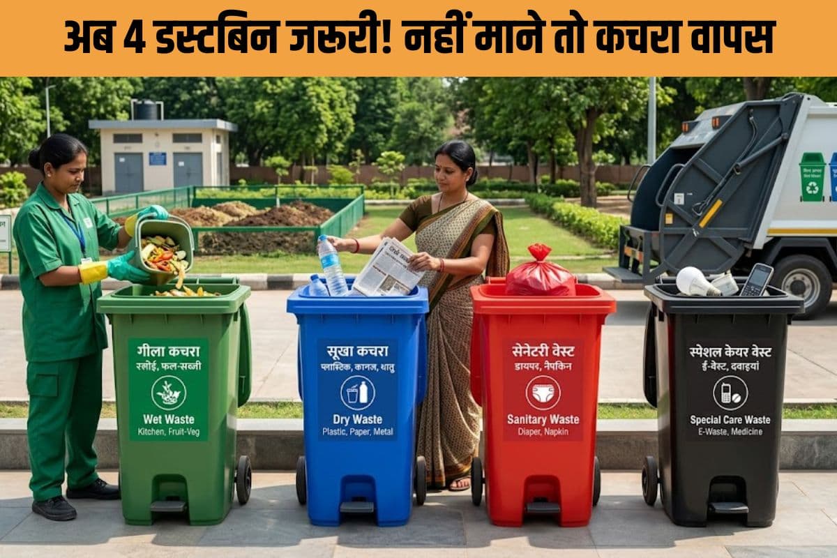 100KG कचरा? तो खुद निपटाओ वर्ना होगी कार्रवाई, नहीं छांटा तो सफाई बंद! 1 अप्रैल से लागू होगा नियम
