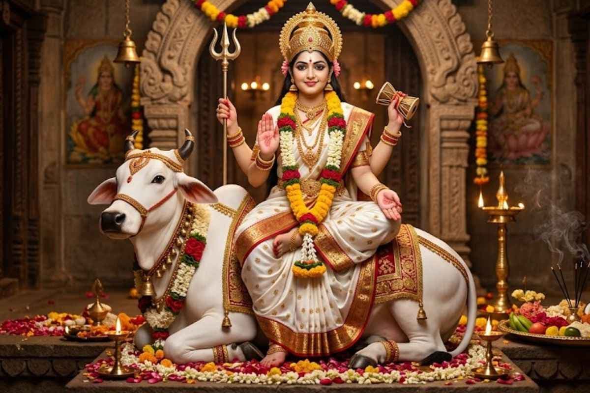 महाअष्टमी पर होती है मां महागौरी की पूजा, जानें शुभ मुहूर्त, प्रिय भोग, रंग, फुल और स्वरूप