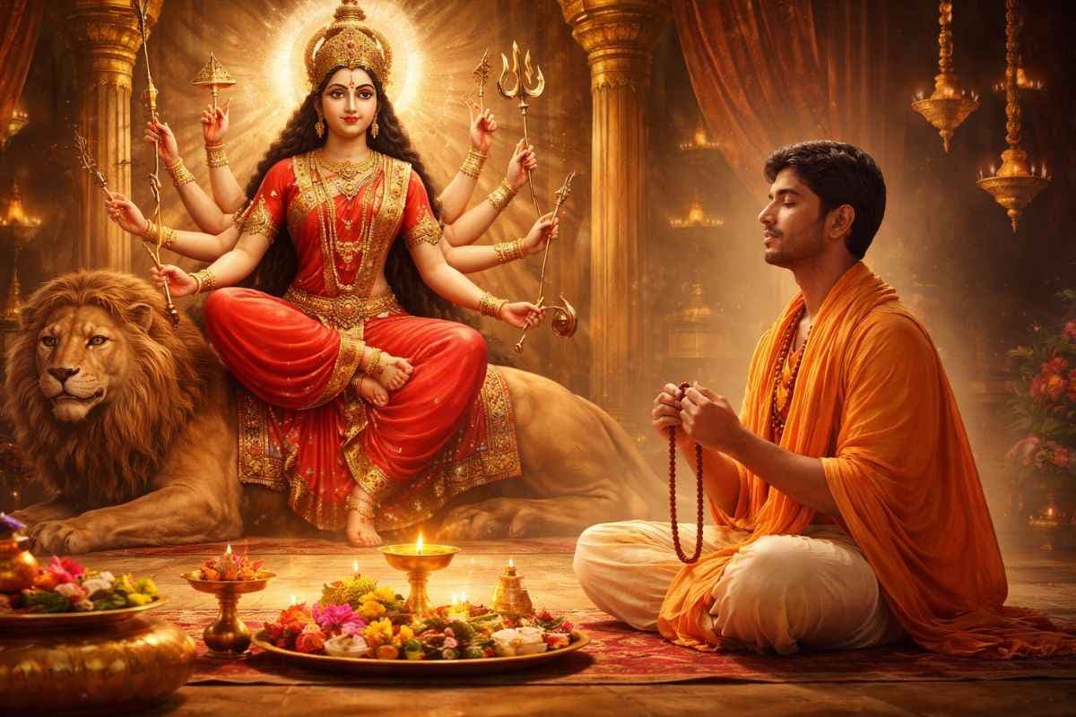 चैत्र नवरात्र में मंत्रोच्चारण से बदलें भाग्य: दुर्गा सप्तशती के 5 कल्याणकारी मंत्र