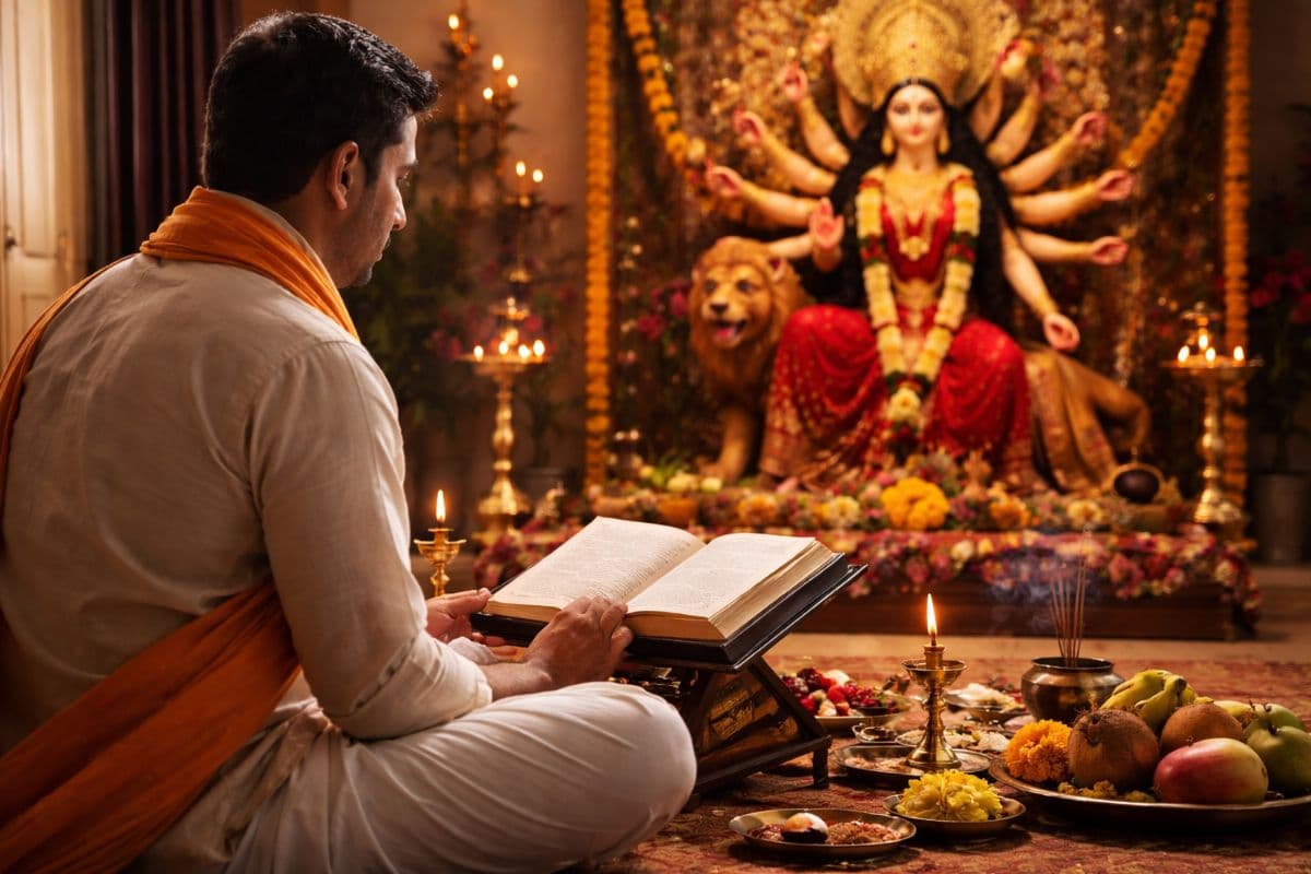 नवरात्र में कैसे करें सम्पूर्ण पाठ और संपुट पाठ? जानें दोनों का आध्यात्मिक महत्व, विधि और अंतर