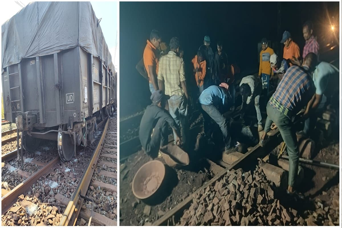 चक्रधरपुर में मुर्गामहादेव स्टेशन के पास मालगाड़ी बेपटरी, वंदे भारत समेत कई ट्रेनें प्रभावित